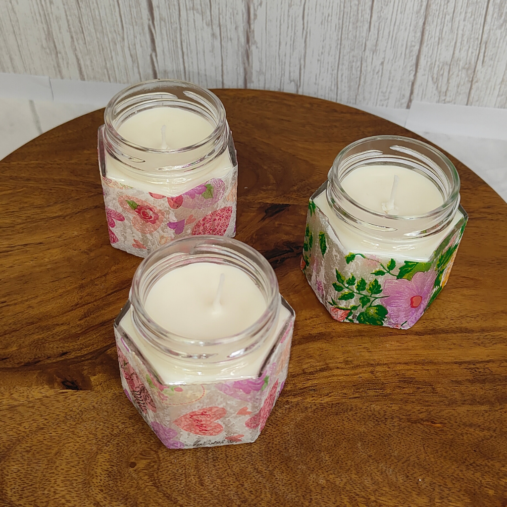 Ylang Ylang Ocean Waves Rosewood Candle – Soy Wax Candle - Set of 2