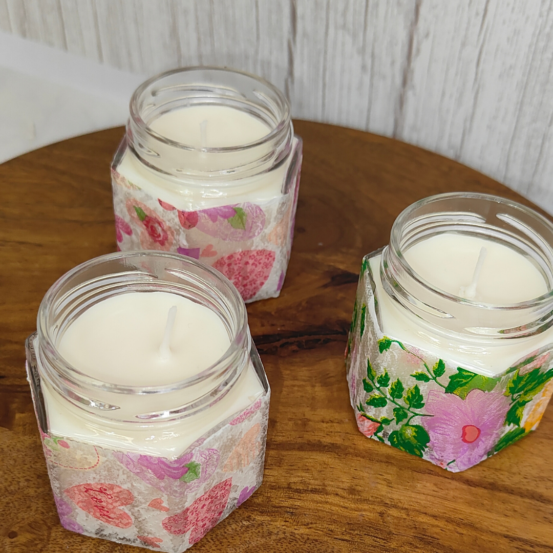 Ylang Ylang Ocean Waves Rosewood Candle – Soy Wax Candle - Set of 2